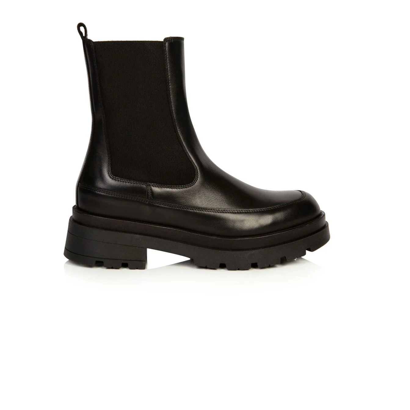 Troupe: Black Leather Chelsea Boots from Air & Grace | Air & Grace