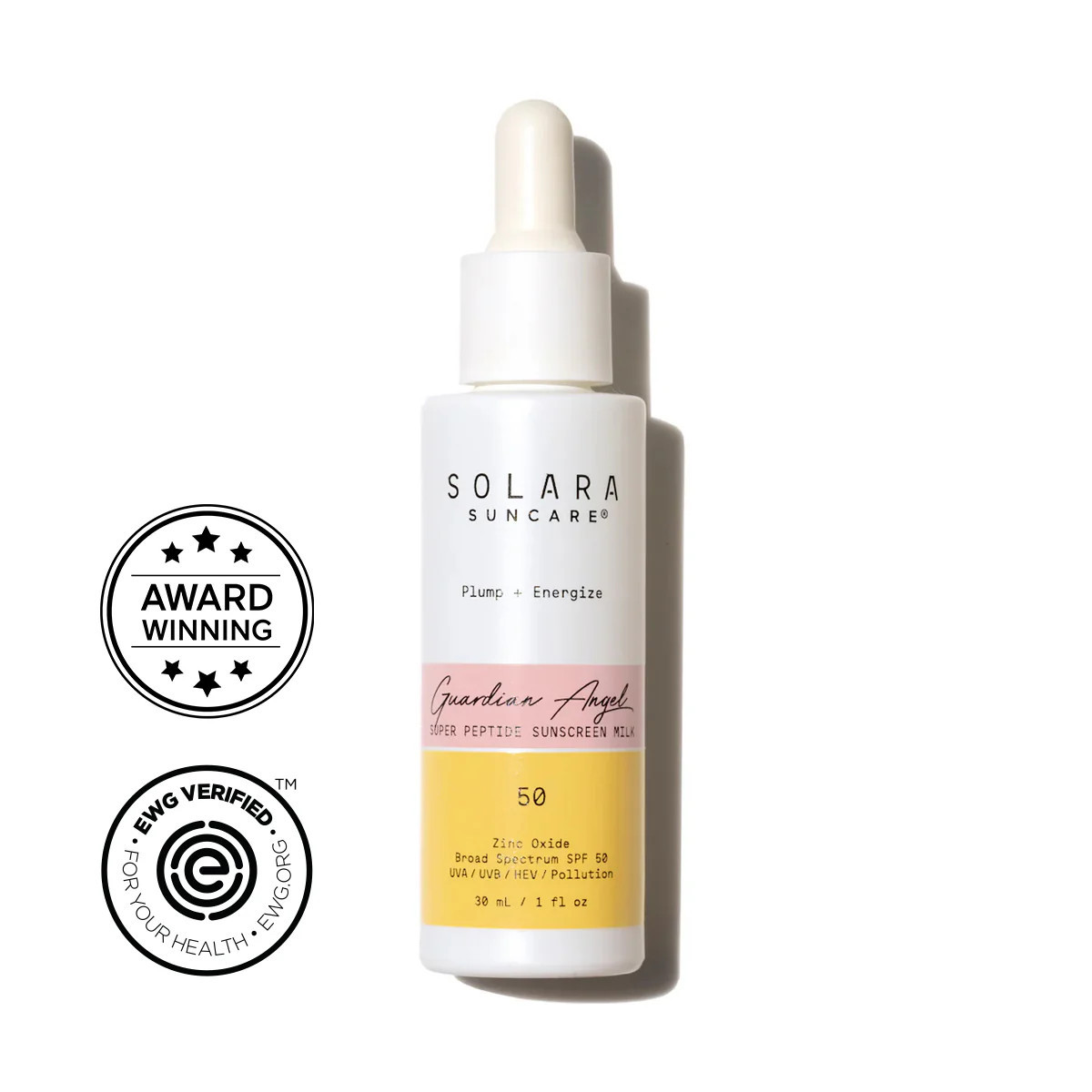 Guardian Angel Super Peptide Sunscreen Milk, SPF 50 | SOLARA SUNCARE