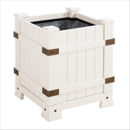 Click for more info about SK Regency Square Eucalyptus Wood Planter Box