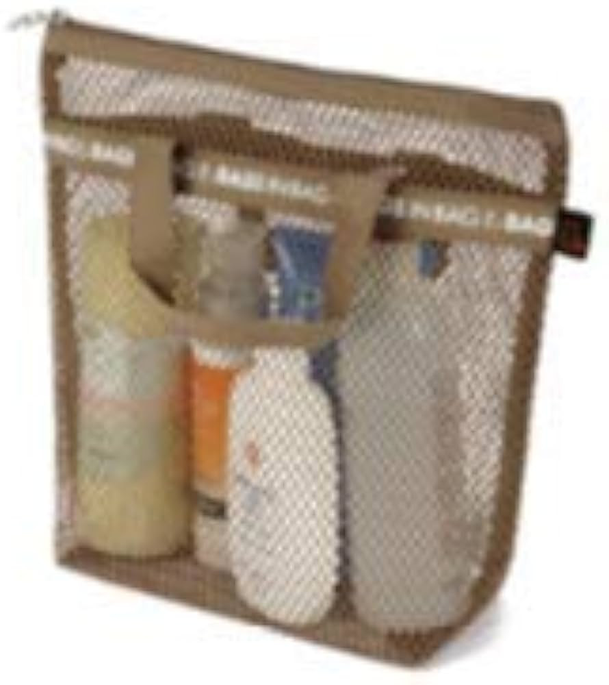 Bags in bag Portable shower Mesh Caddy bag Quick Dry Hanging Toiletry and Bath Organizer for trav... | Amazon (US)