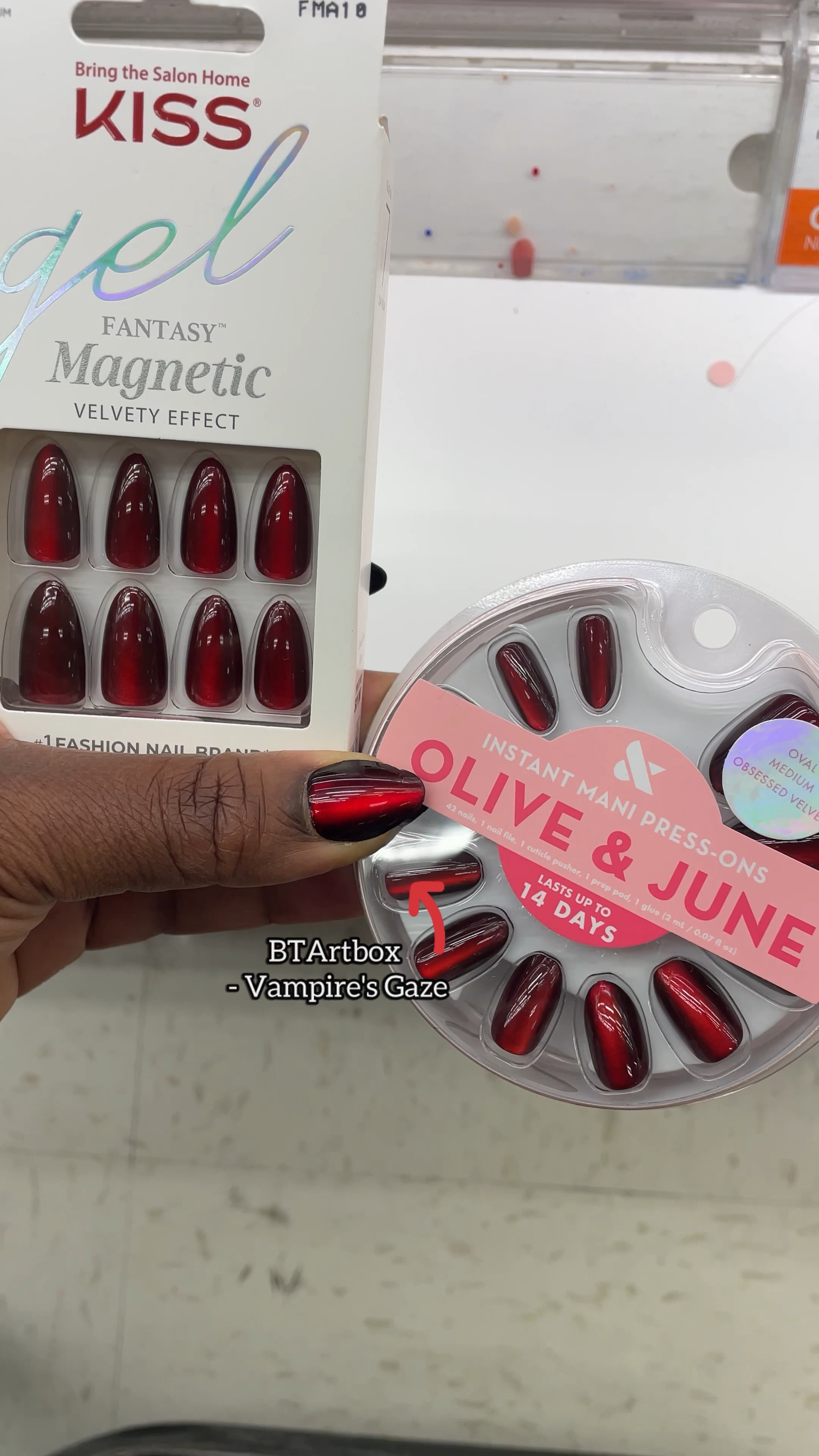 When all 3 nail brands understood the assignment 💅✨ #RedCatEye #halloween #NailComparison #pressonnails #NailInspo 

#LTKSeasonal #LTKHalloween #LTKBeauty