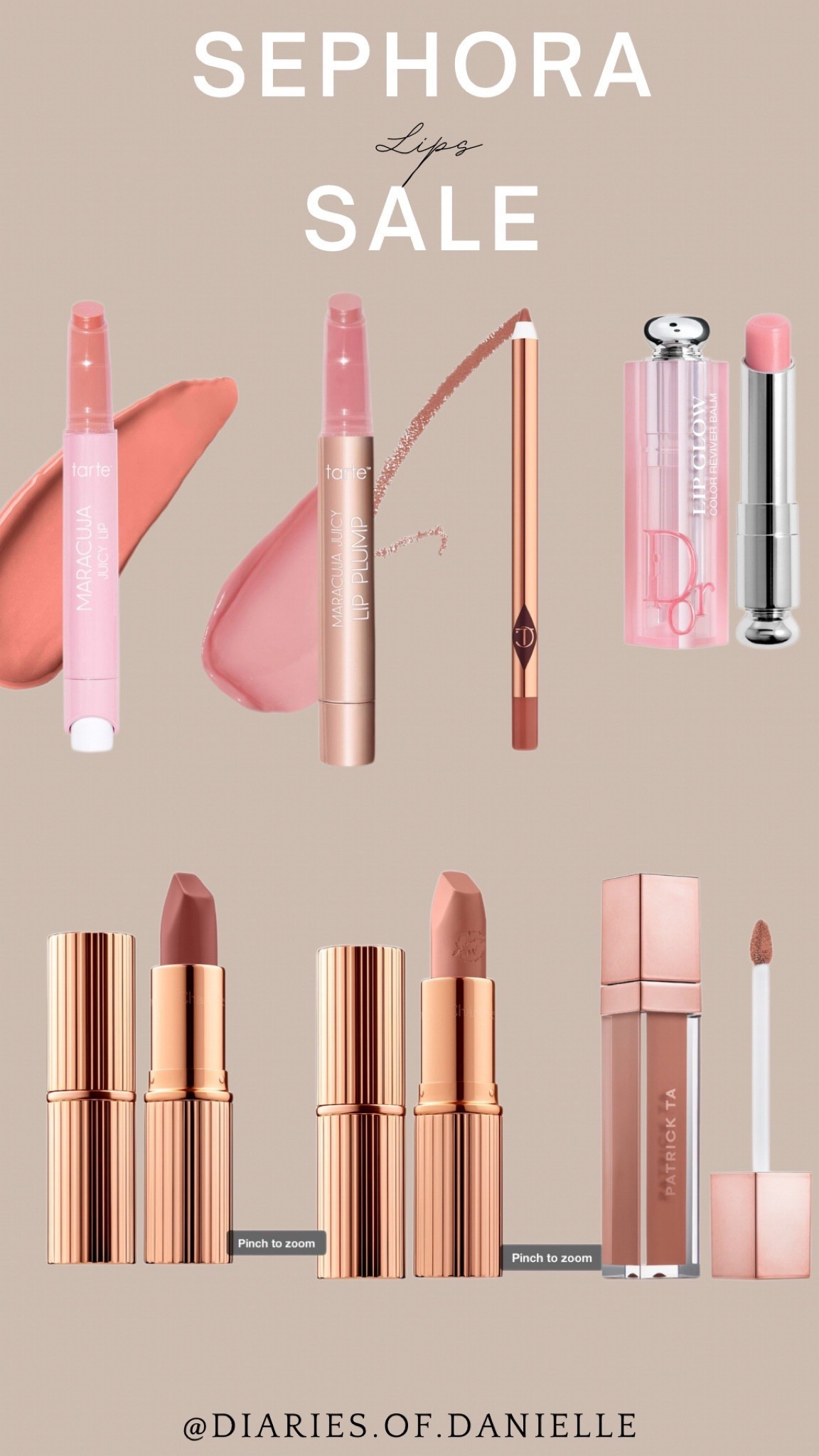 Sephora Sale | Lip products I have & love 💄💋

Sephora Sale, beauty products, lip products, lip sticks, lip gloss, nude lip, pink lip, everyday makeup, spring makeup, summer makeup, dewy makeup, Tarte, Charlotte Tilbury 

#LTKSeasonal #LTKSaleAlert #LTKBeauty