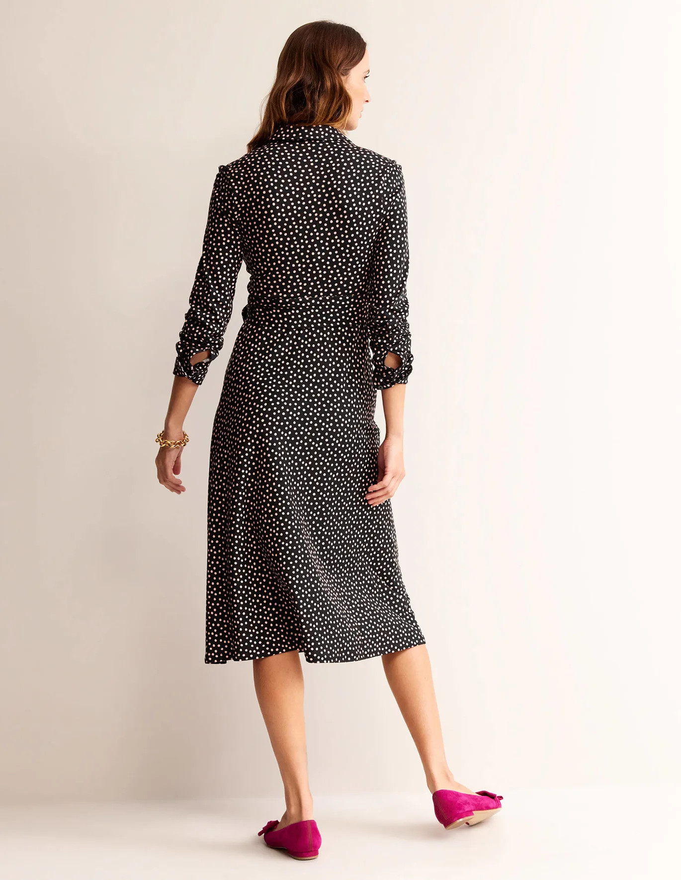 Laura Jersey Midi Shirt Dress | Boden (US)