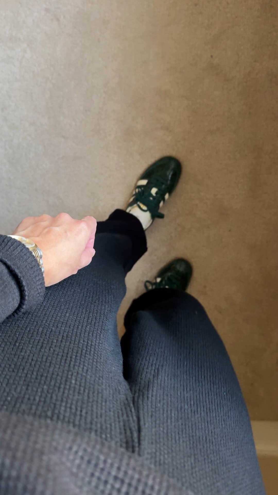 A favorite everyday athleisure easy outfit. 
- I have had this set for over 2 years now and it continues to be one that I reach for when I want to feel comfy yet stylish. I also have it in the cream color and they both get lots of use in fall and winter. 
- Top is perfectly oversized. I take true to size. 
-Bottoms run big for me. I size down. 
- Convertible crossbody bag. I love a style like this that has a dressy strap and can be worn on the shoulder too. 
- Dark green sneakers that have a chic subtle snake texture. I size down. 
- Ruffle socks are a fun trend  


#LTKShoeCrush #LTKOver40 #LTKActive