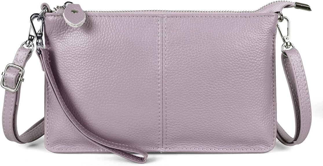 Befen Leather Wristlet Clutch Wallet Purses Small Envelope Crossbody Bags for Women | Amazon (US)