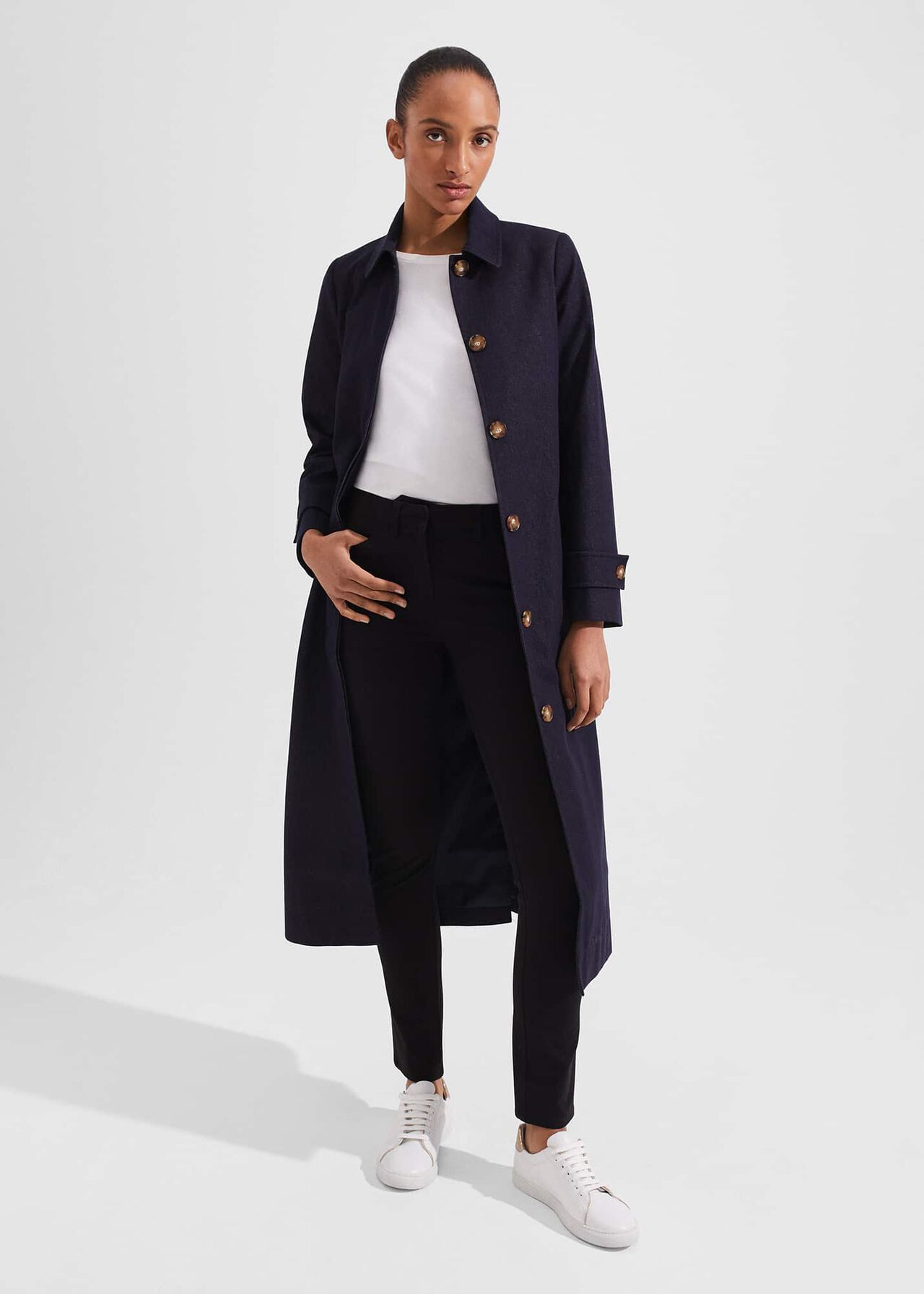 Carrie Denim Trench | | Hobbs