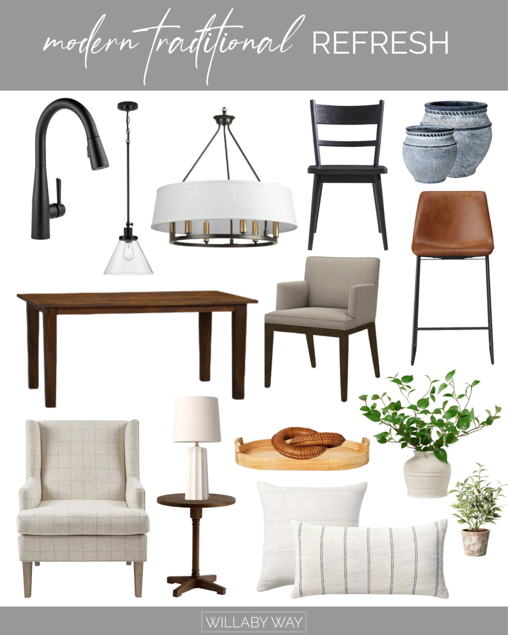 Modern traditional living room and kitchen design

#LTKHome #LTKSaleAlert