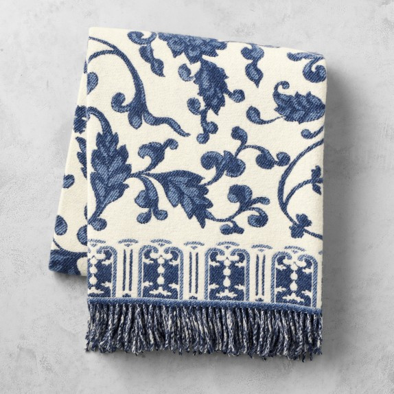 Chinoiserie Throw | Williams-Sonoma