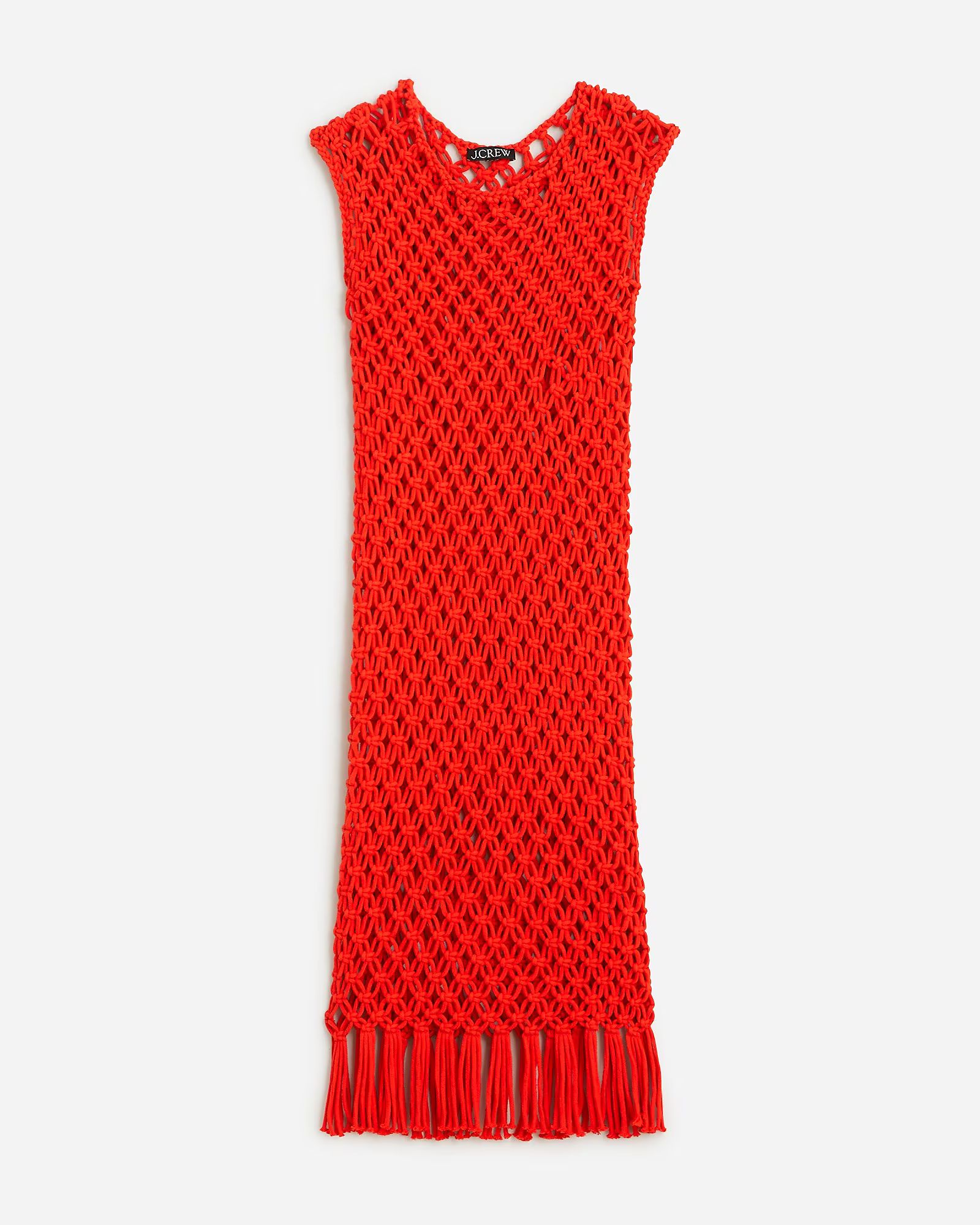 Macramé midi dress | J. Crew US