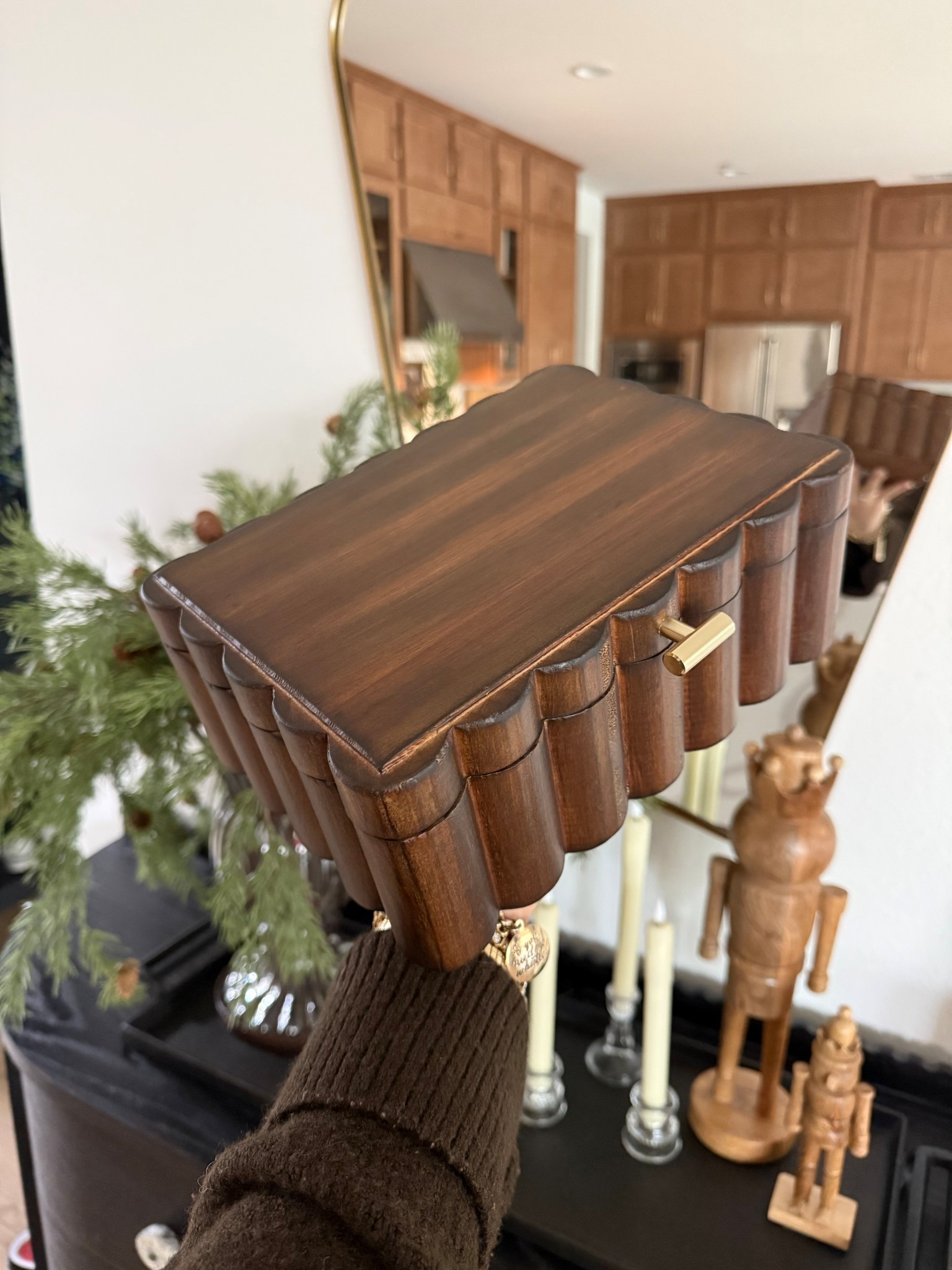 This little trinket box is such a cute Walmart find. Looks elevated on a nightstand or vanity and it’s under $25!

#LTKSeasonal #LTKHome