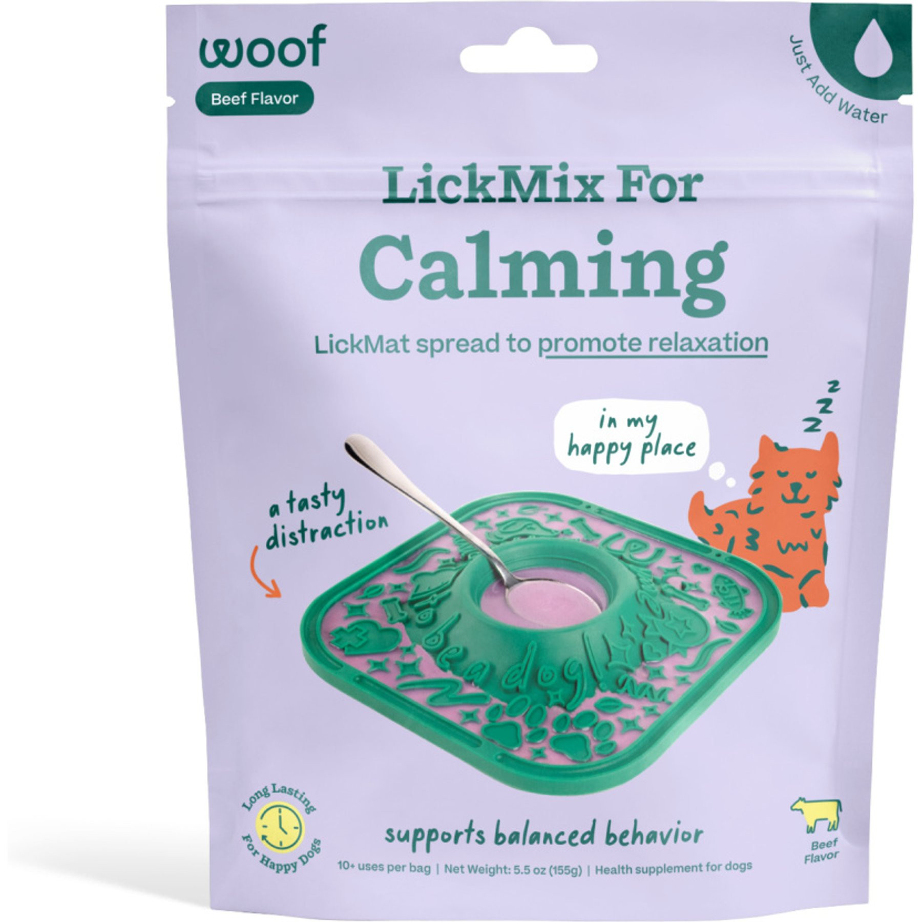 Woof LickMixes Calming Lickable Dog Treat, 5.5-oz bag | Chewy