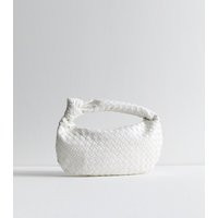 White Woven Top Handle Bag Public Desire New Look | New Look (UK)