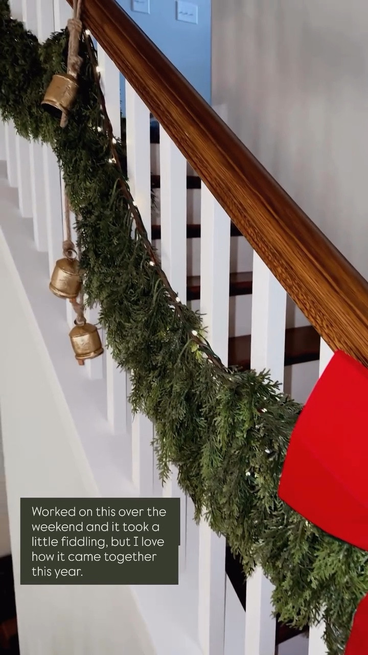 Worked on this over the weekend and it took a little fiddling, but I love how it came together this year.  All from Amazon and Target! 

#LTKHome #LTKSeasonal #LTKHoliday