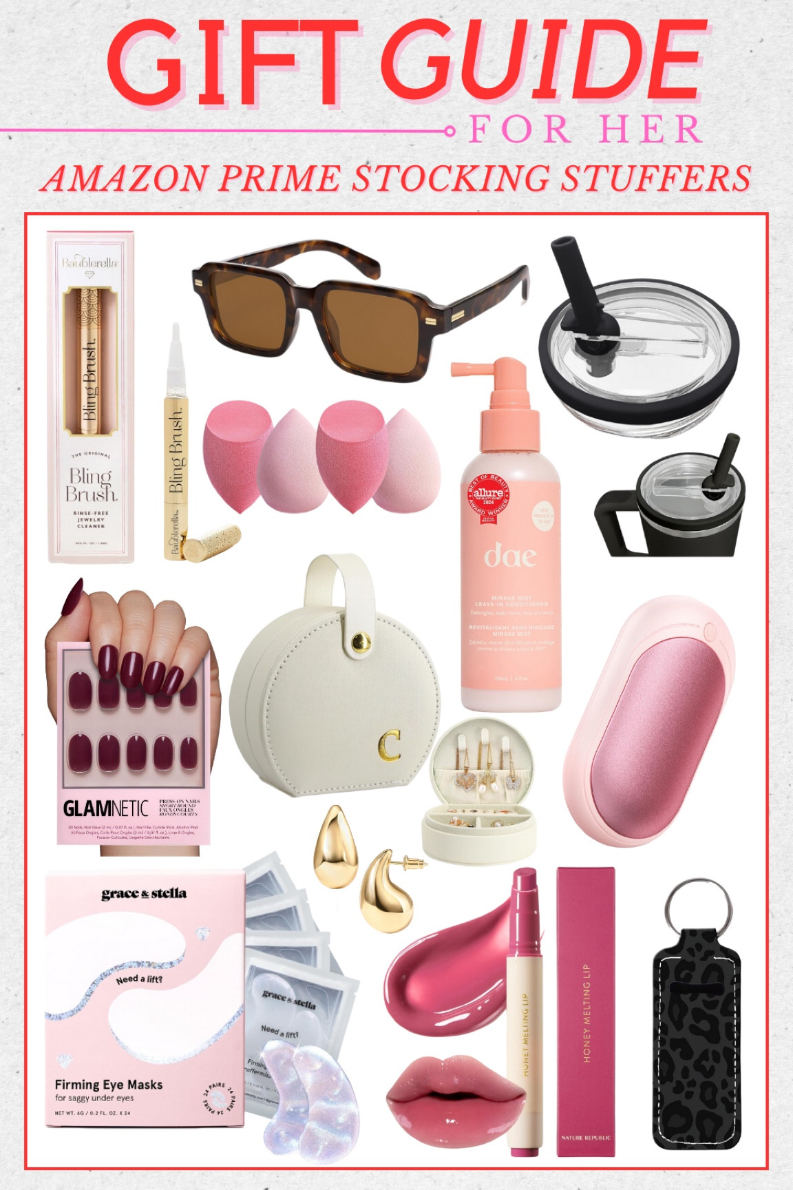 Amazon prime stocking stuffers for her! Ideas for yourself, mom, sister, etc!

#LTKStyleTip #LTKGiftGuide #LTKFindsUnder50