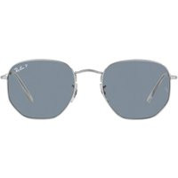 Ray Ban Sunglasses Rb3548 N 003/02 Hexagonal Gray/Blue Unisex Polarized | Balardi (US & Canada)