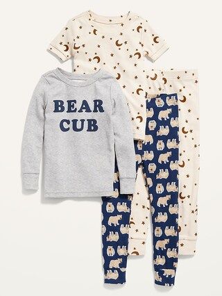 Unisex 4-Piece Pajama Set for Toddler & Baby | Old Navy (US)