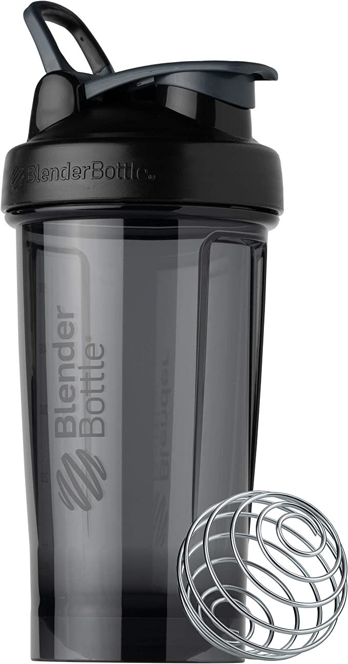BlenderBottle Shaker Bottle Pro Series Perfect for Protein Shakes and Pre Workout, 24-Ounce, Blac... | Amazon (US)