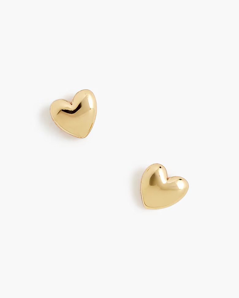 Heart stud earrings | J.Crew Factory