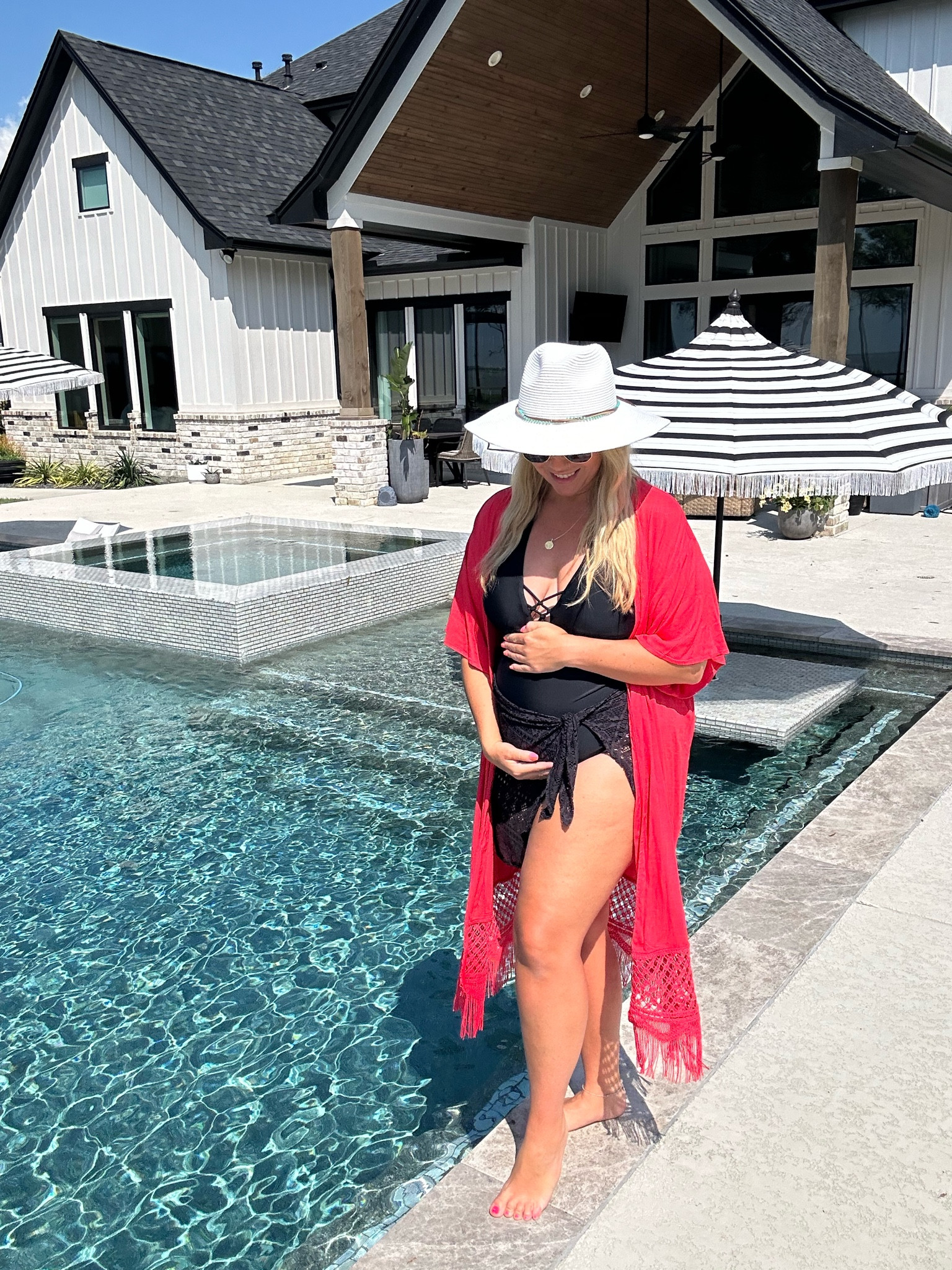 I recommend to size up in the kimono especially if you want to wear it as a coverup! Sign up for Walmart+ to take advantage of the member only savings during Walmart+ Week! #walmartpartner @walmart #walmartplu 

#LTKxWalmart #LTKBump #LTKSwim
