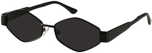 mosanana Trendy Hexagon Metal Sunglasses for Women Small Retro Style MS52475 | Amazon (US)