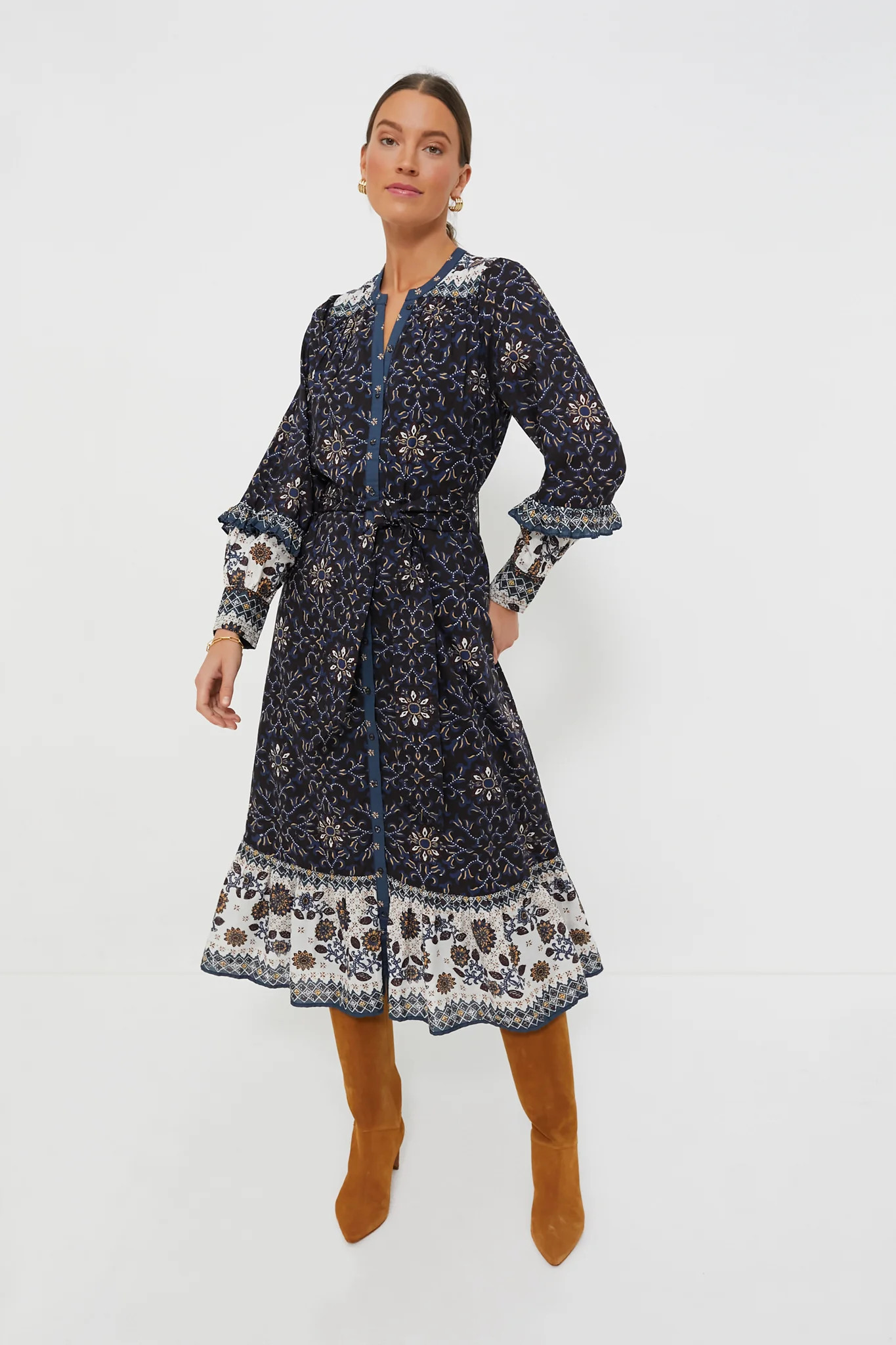 Sabina Lara Midi Dress | Tuckernuck (US)