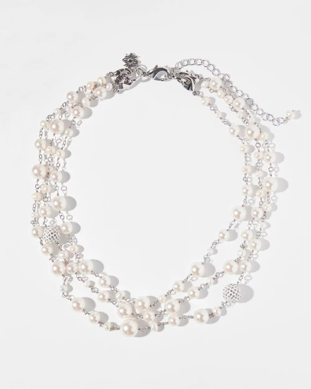 Multi Pearl Strand Necklace | White House Black Market