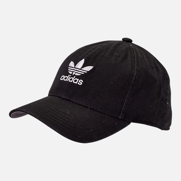 Women's adidas Originals Precurved Washed Strapback Hat | Finish Line (US)