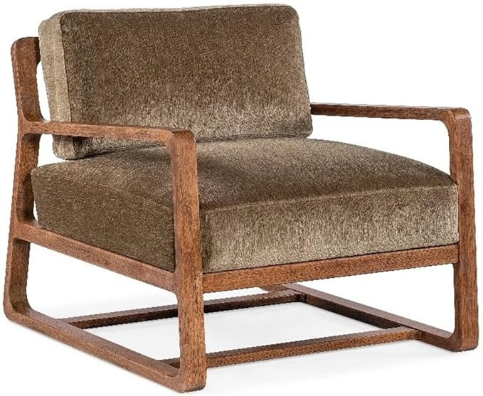 Hooker Furniture Moraine Fabric Accent Chair in Brown and Green | Amazon (US)