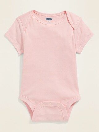 Pink Short-Sleeve Bodysuit for Baby | Old Navy (US)