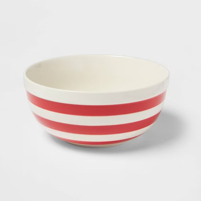 94oz Stoneware Striped Bowl - Threshold&#8482; | Target