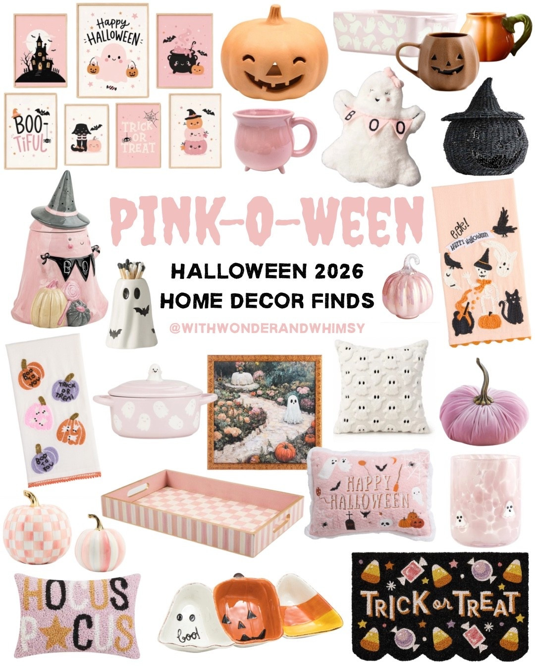Pink-O-Ween 🩷🎃 Halloween 2026 Home Decor Finds

#LTKSeasonal #LTKHome