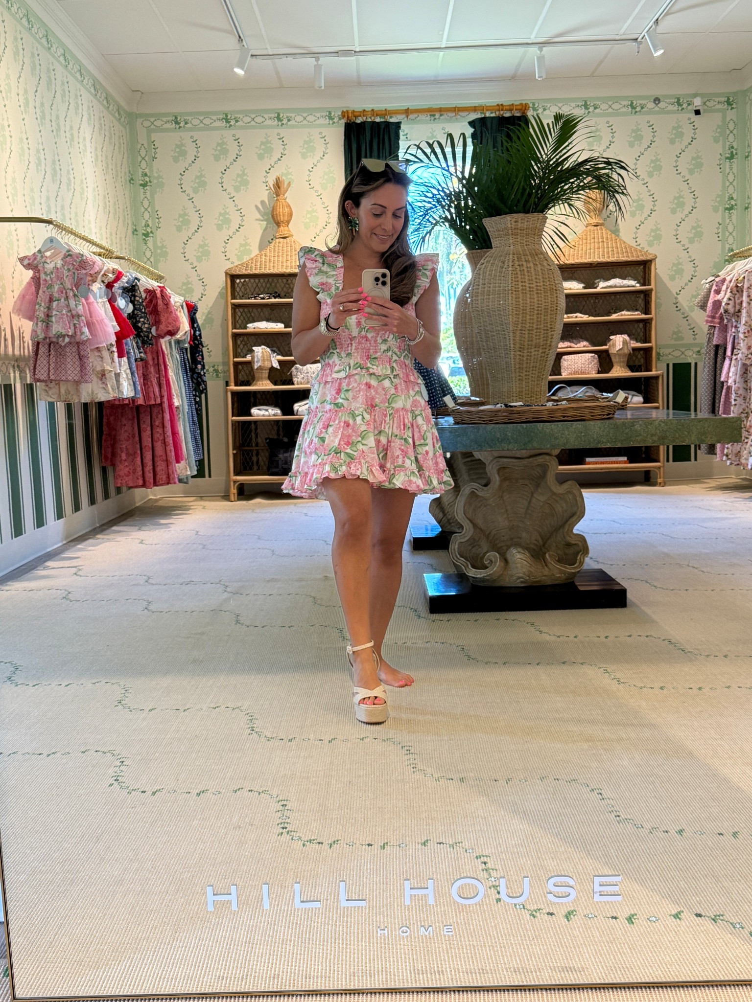 Paz collection from#hillhouse is a limited edition pattern from Nantucket. Love the hydrangeas! It takes me back to one of the most beautiful places on earth! 🌸 Tagged other set of shoes that would match! 

#LTKFindsUnder100 #LTKPetite #LTKOver40