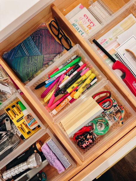 a clean slate starts at home!! easy Amazon drawer organizers for a super tidy and efficient junk drawer | 

#LTKfindsunder50 #LTKhome