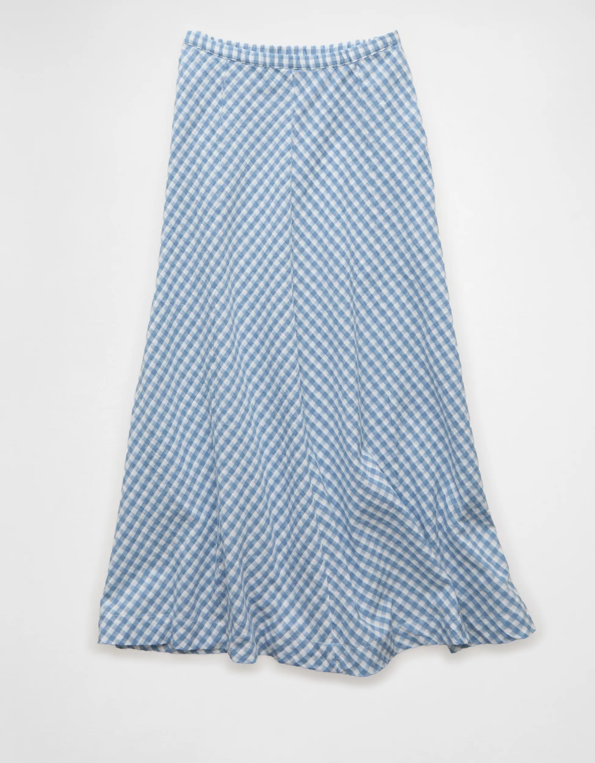 AE Linen-Blend Midi Skirt | American Eagle Outfitters (US & CA)