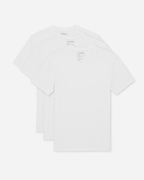 3 Pack Supersoft V-Neck T-Shirts | Express