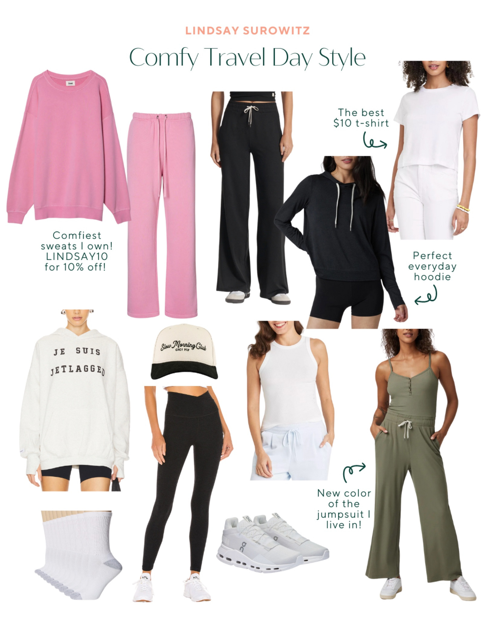 Comfy travel day style! 🤍

#LTKTravel #LTKStyleTip