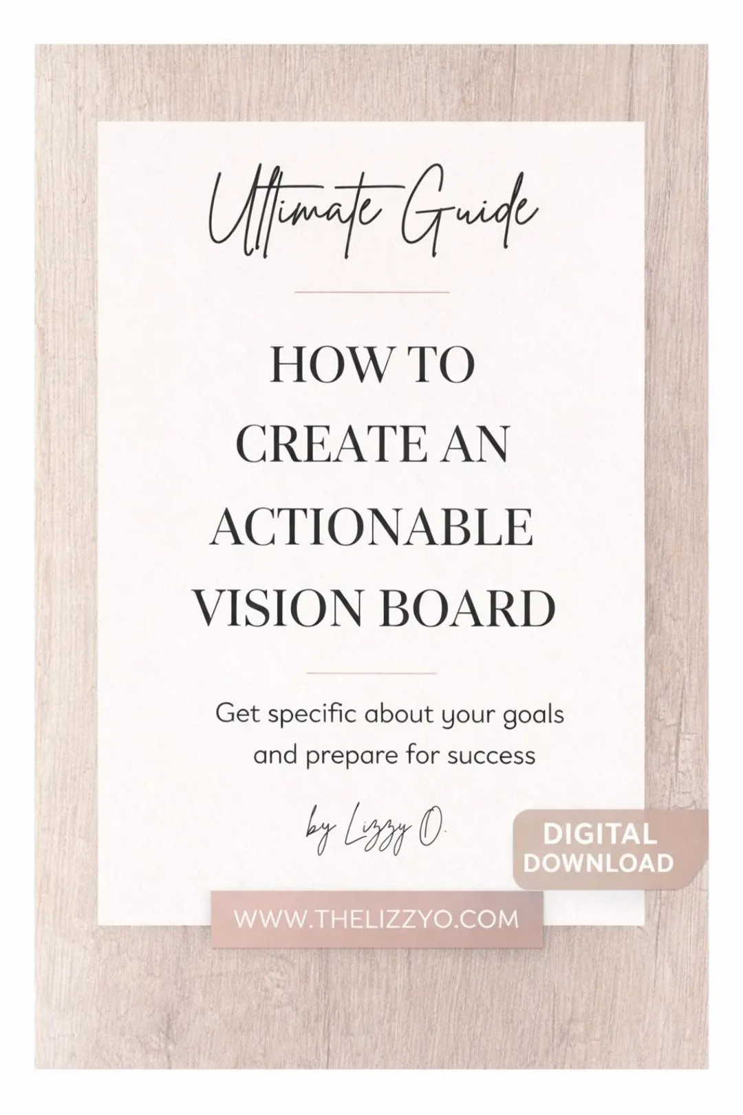 Stop creating vision boards that look good but don’t change anything.This actionable workbook h... | Etsy (US)