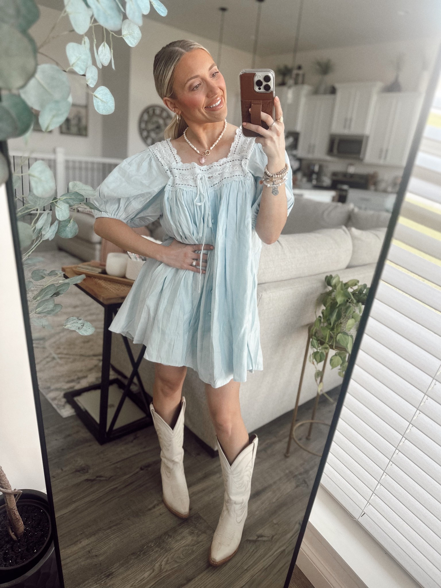 me 🤝 a babydoll dress 

this dress is stunning on! Comes in 2 colors blue + a pink! Perfect for a babyshower or baby sprinkle! 💕🦋

#LTKFindsUnder50 #LTKBump #LTKStyleTip