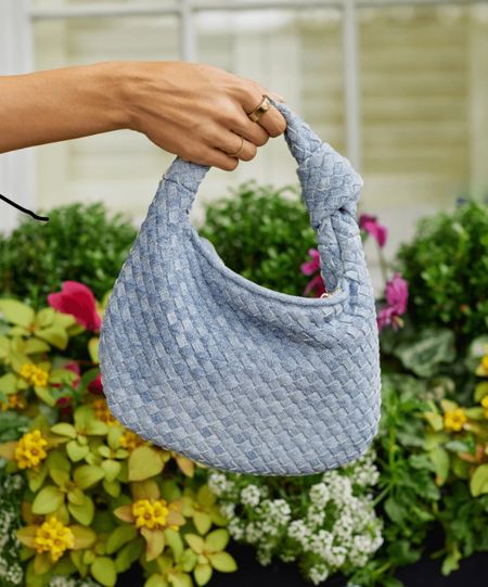 Love this Melie Bianco Knotted Woven Vegan Leather Small Bag! Comes in 4 colors! 😍

#LTKItBag #LTKStyleTip #LTKFindsUnder100