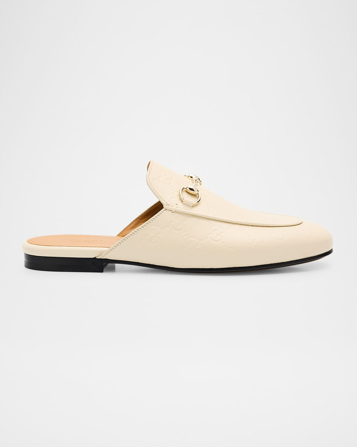 Princetown Monogram Horsebit Leather Mules | Neiman Marcus