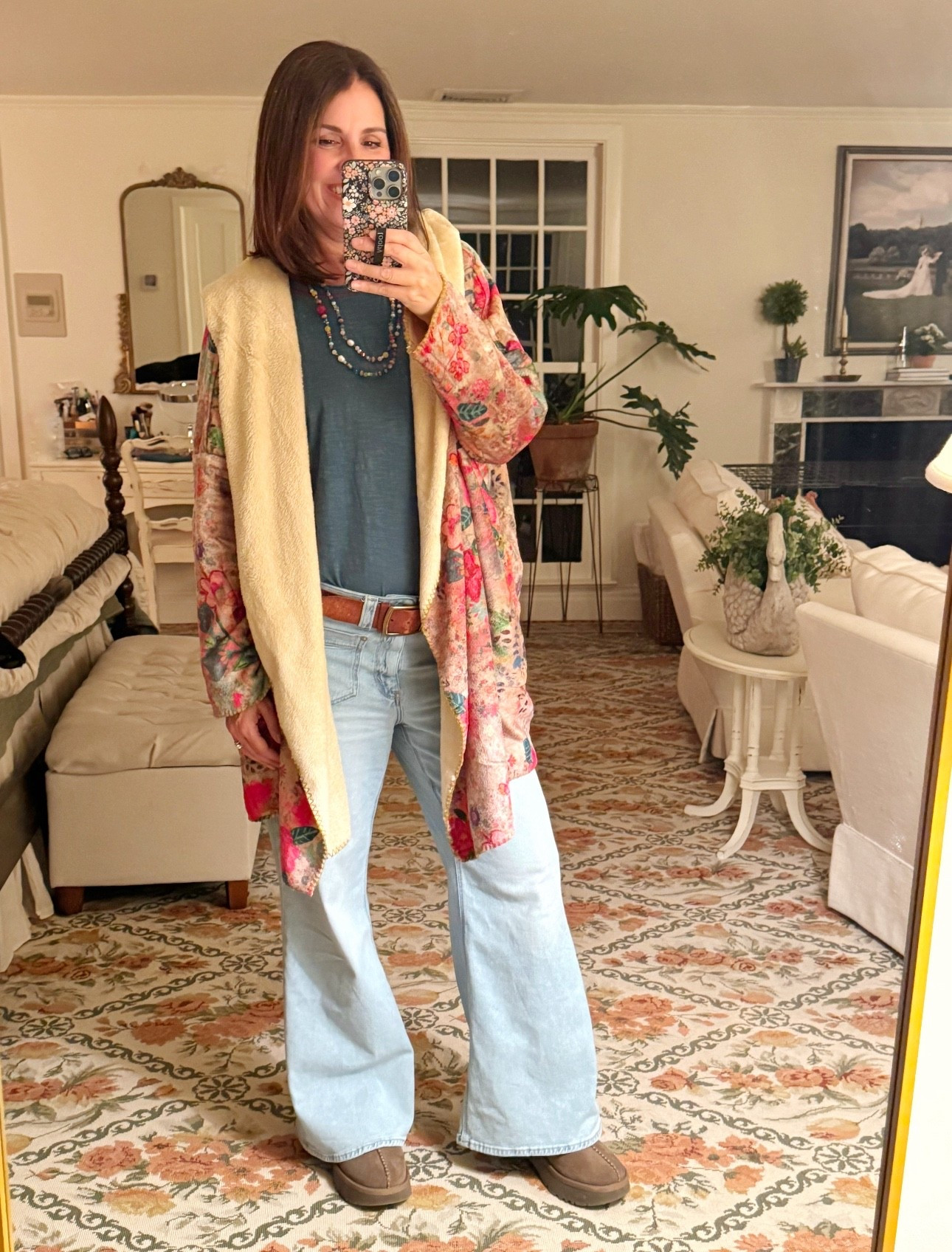 Softest, coziest blanket kimono ever!!! It’s like wearing a cozy robe out. Perfect for layering. Great for a casual boho aesthetic. I love the flowers (of course!)

#LTKmomlife #LTKFindsUnder50 #LTKOver40