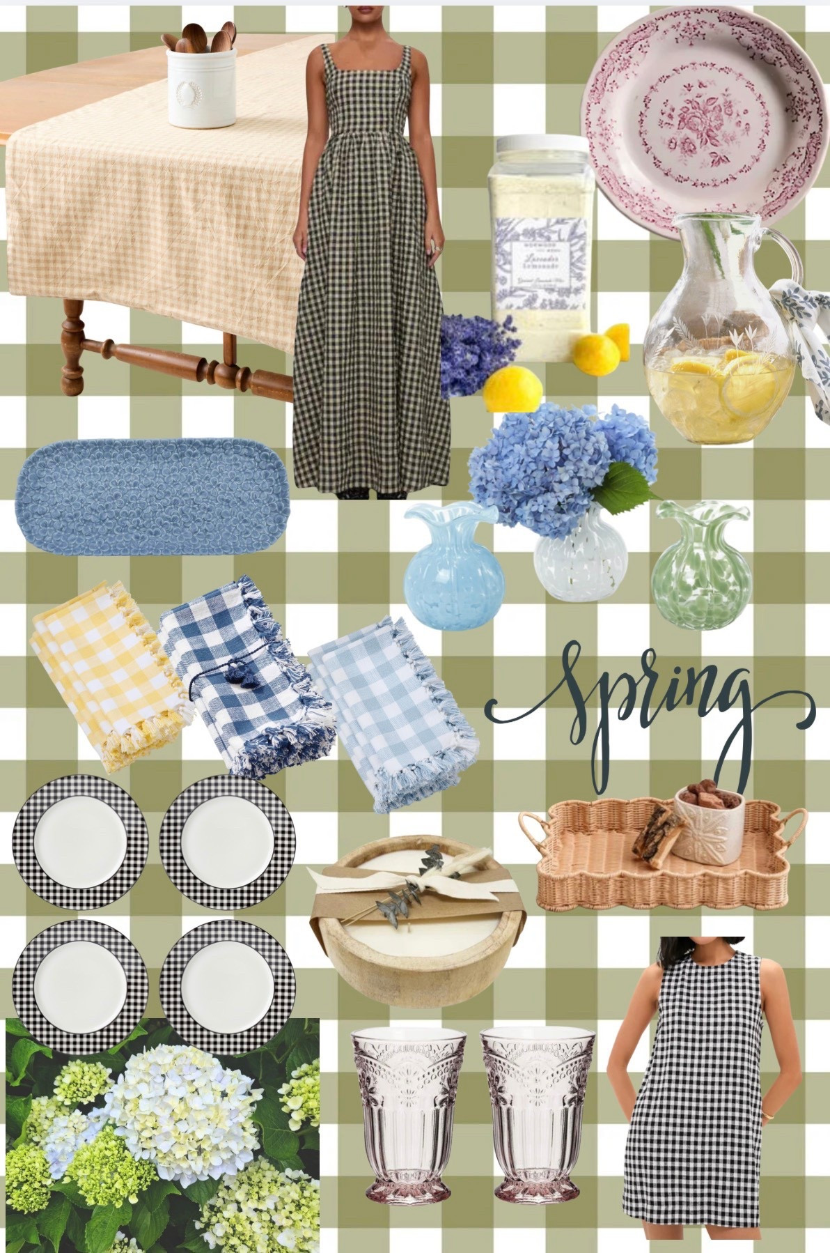 Spring Gingham & Hosting Ideas | Charming Table scapes and Garden Party Inspiration 🌿💙

#LTKmomlife #LTKHome #LTKSeasonal