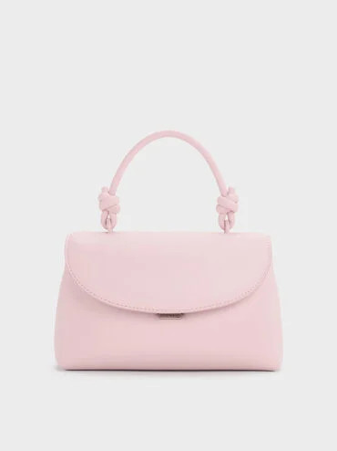 Sammie Knotted-Handle Two-Way Backpack
    
         - Cotton Candy Pink | Charles & Keith US
