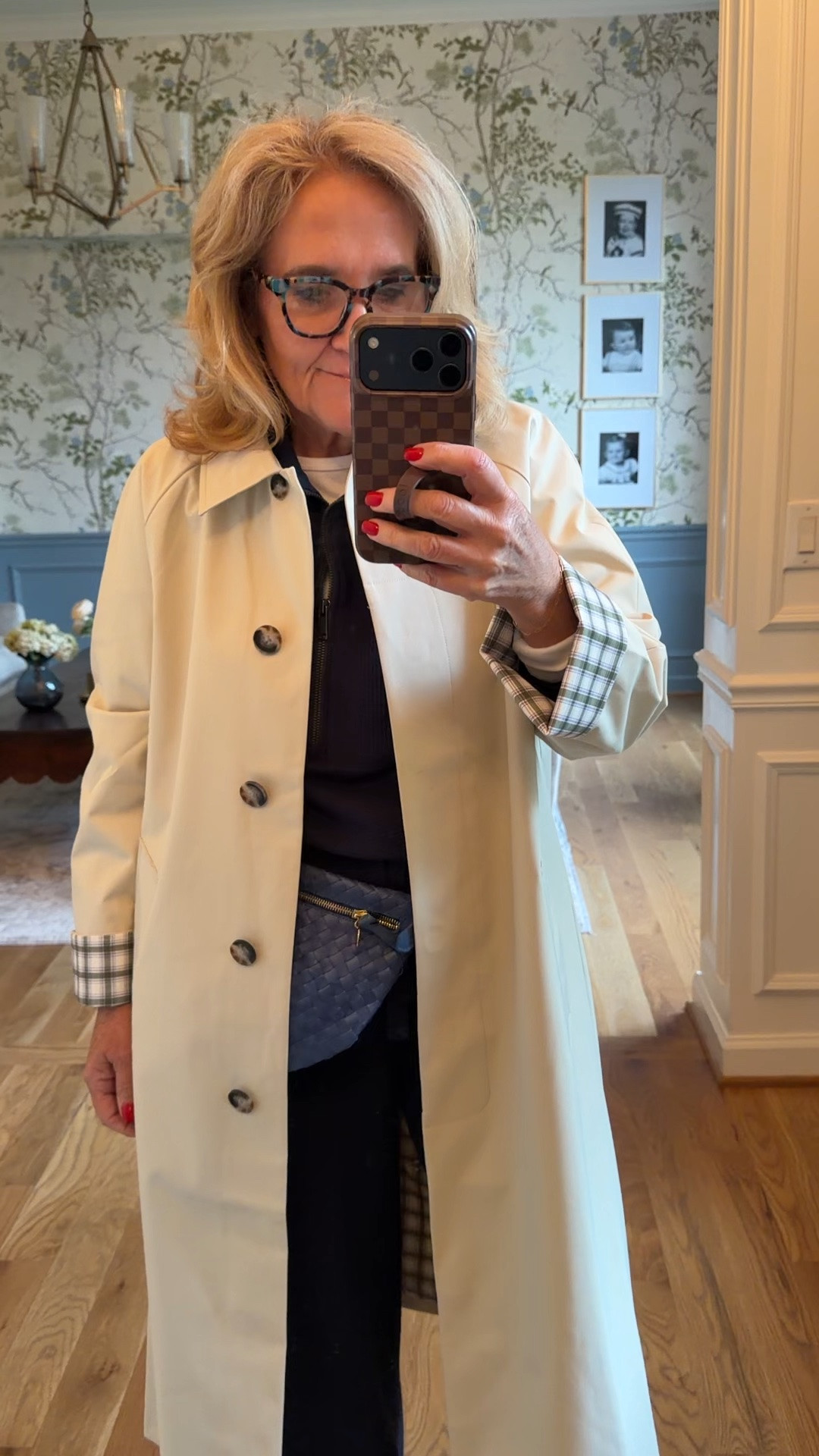 Travel outfit
Spanx French rib air essentials. Luxe, super sharp looking, large pockets 
Pants med petite 
1/2 zip medium 
Minimal jewelry for an overnight flight 
Trench coat for London size medium petite room for layers underneath 
New balance 327 have enough fashion too then without being too athletic. And they comfy for 20k steps a day

#LTKootd #LTKOver40 #LTKTravel