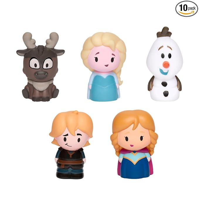 Disney Frozen Bath Finger Puppets, 10 Pc – Party Favors, Educational Play, Bath & Pool Toys, St... | Amazon (US)