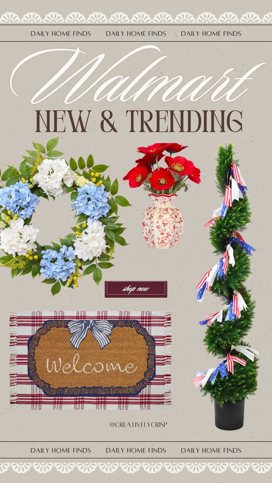 Walmart seasonal new & trending decor 4th of July summer finds!

#LTKSeasonal #LTKHome #LTKspringtrends