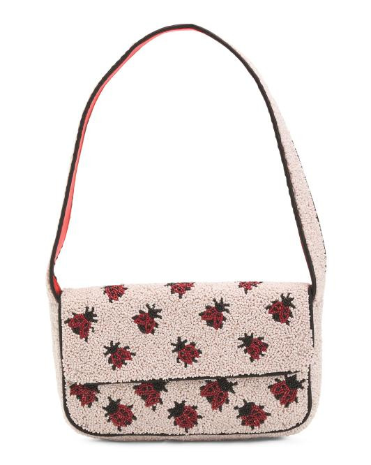 Ladybug Beaded Shoulder Bag | TJ Maxx