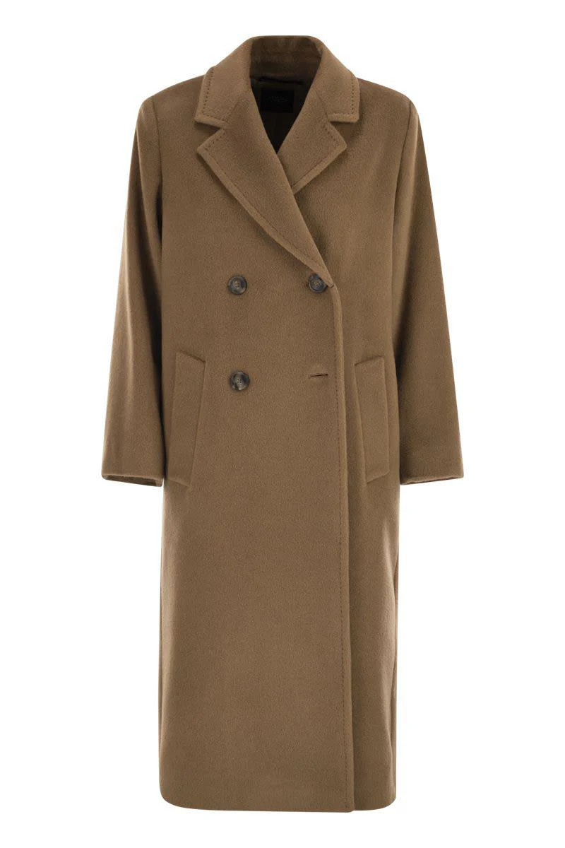 Weekend Max Mara Zufolo - Double-Breasted Coat In Wool And Alpaca | Baltini
