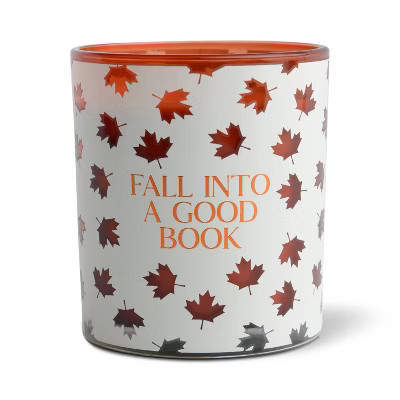 Fall Leaves Candle - Fall Into A Good Book | Target