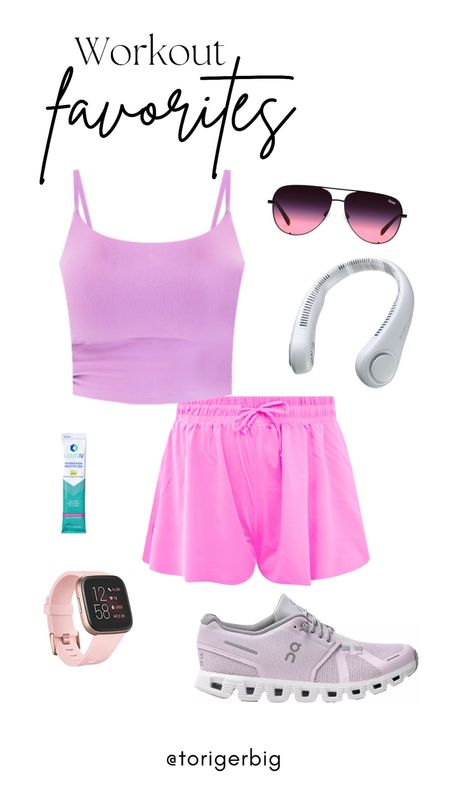 Pretty in pink workout set #pinklily #workout 

#LTKstyletip #LTKcurves #LTKFitness